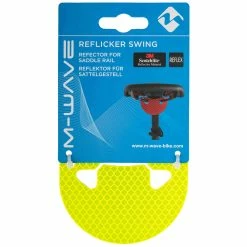 Réflecteur Sur Rails De Selle Jaune Ou Rouge M-Wave Reflicker Swing -Accessoires De Vélo Soldes Reflecteur reflicker swing m wave