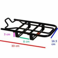 Adaptateur Pour Siège Bébé Sur Porte-bagages Vélo - Steco -Accessoires De Vélo Soldes adaptateur pour siege bebe sur porte bagages velo steco full 5