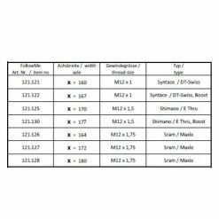 FollowMe Axe De Roue Arrière M12 Pour Adaptation Follow Me -Accessoires De Vélo Soldes axe de roue arriere m12 pour adaptation follow me full 5