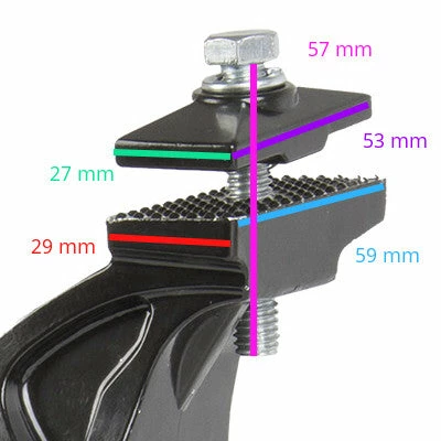 M-Wave Béquille Double Pour Vélo électrique Rabattable Sur Un Côté 5 M-Wave Béquille Double Pour Vélo électrique Rabattable Sur Un Côté – Image 3