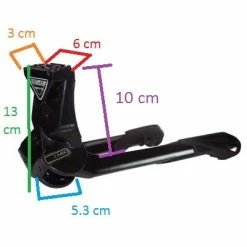 Béquille Double URSUS Jumbo 28 Pouces 10 Béquille Double URSUS Jumbo 28 Pouces -Accessoires De Vélo Soldes bequille double ursus jumbo 28 pouces full 4