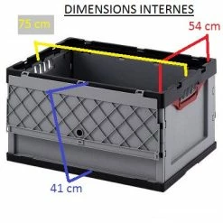 Carry Freedom Caisse En Plastique Pliable Pour Remorque Y-Frame -Accessoires De Vélo Soldes caisse en plastique pliable pour remorque y frame full 4