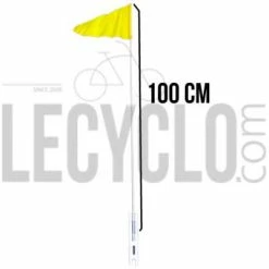 Messingschlager Drapeau De Sécurité Pour Vélo Et Remorque -Accessoires De Vélo Soldes drapeau de securite pour velo et remorque 100CM jaune 4c79c568 9fff 4ea6 af5c 5c6cadad0fba