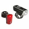 Set D'éclairages Vélo Avant Et Arrière à LED Rechargeables USB Atlas 20 M-Wave -Accessoires De Vélo Soldes eclairages avant arriere usb velo mwave atlas 20