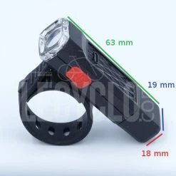 Brandless Feu Avant LED étanche Micro USB -Accessoires De Vélo Soldes feu avant led etanche micro usb full 5