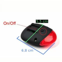 Jing Yi Feu Solaire Arrière Pour Vélo -Accessoires De Vélo Soldes feu solaire arriere pour velo full 6