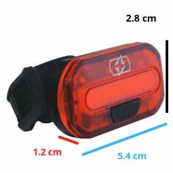 Feu Vélo Arrière à LED Sur Tige De Selle Oxford -Accessoires De Vélo Soldes feu velo arriere a led sur tige de selle oxford full 3