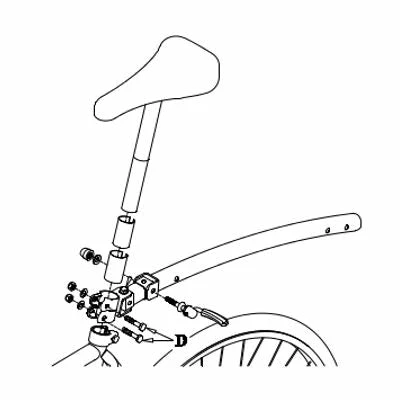 Trail-Gator Fixation Trail Gator Sur Tige De Selle Du Vélo Adulte 3 Trail-Gator Fixation Trail Gator Sur Tige De Selle Du Vélo Adulte – Image 2