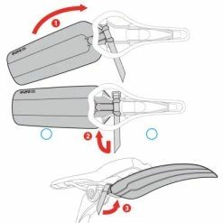 Garde Boue Sous Selle Pour VTT Shield S20 Zefal -Accessoires De Vélo Soldes garde boue sous selle pour vtt shield s20 zefal full 6