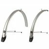 Garde Boues Argent Pour Vélo 28 Pouces 46 Mm Towny Polisport -Accessoires De Vélo Soldes garde boues argent pour velo 28 pouces 46 mm towny polisport full