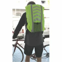 Lecyclo Housse Réfléchissante Imperméable Pour Sac Vélo -Accessoires De Vélo Soldes housse reflechissante impermeable pour sac velo full 6