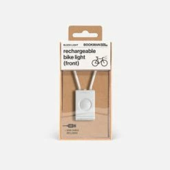 Lampe Vélo LED Avant Block Bookman 50 Lumens -Accessoires De Vélo Soldes lampe velo led avant block bookman 50 lumens blanche full