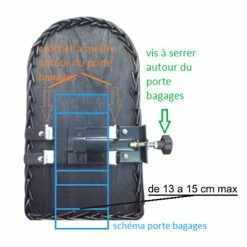 Panier Arrière En Osier Pour Chien Sur Porte Bagage Vélo -Trixie -Accessoires De Vélo Soldes panier arriere en osier pour chien sur porte bagage velo trixie full 5