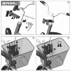 Panier Avant Fixe Pour Vélo 22 L Bremen Basil -Accessoires De Vélo Soldes panier avant fixe pour velo 22 l bremen basil full 6