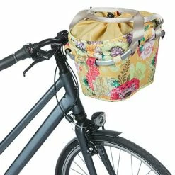 Panier Guidon Jaune 15L Compatible Klickfix Bloom CarryAll Basil -Accessoires De Vélo Soldes panier guidon jaune 15l compatible klickfix bloom carryall basil full 6