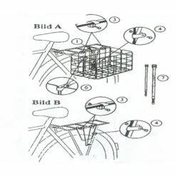 Brandless Panier Latéral Pliable Sur Porte Bagage Vélo -Accessoires De Vélo Soldes panier lateral pliable sur porte bagage velo full 4