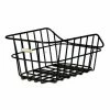 Panier Vélo Arrière Aluminium Fixe Cento Noir Mat Basil