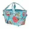 Panier Vélo Arrière Bloom Field 22L Bleu Fleuri Carry All Basil -Accessoires De Vélo Soldes panier velo arriere bloom field 22l bleu fleuri carry all basil full