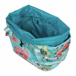 Panier Vélo Arrière Bloom Field 22L Bleu Fleuri Carry All Basil -Accessoires De Vélo Soldes panier velo arriere bloom field 22l bleu fleuri carry all basil full 3
