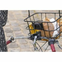 Panier Avant Pour Vélo Avec Socle En Bois Z Front Zefal -Accessoires De Vélo Soldes panier velo avant bois zefal 4