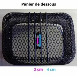 Panier Vélo Avant En Acier 20 L Sur Potence Hapo-G -Accessoires De Vélo Soldes panier velo avant en acier 20 l sur potence hapo g full 4