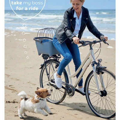 Panier Vélo Pour Chien Bleu Tendance Basil Buddy 6 Panier Vélo Pour Chien Bleu Tendance Basil Buddy – Image 4