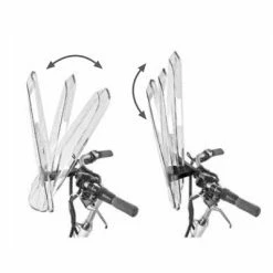 Pare Brise De Vélo Polisport Fixation Sur Guidon -Accessoires De Vélo Soldes pare brise de velo polisport fixation sur guidon full 3