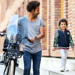 Pare-brise Teinté Pour Siège Vélo Enfant Urban Iki Gris -Accessoires De Vélo Soldes pare brise teinte pour siege velo enfant urban iki gris full 4