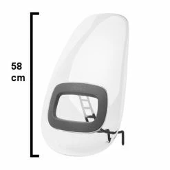 Pare Brise Vélo Pour Siège Bobike One+ Mini 11 Pare Brise Vélo Pour Siège Bobike One+ Mini -Accessoires De Vélo Soldes pare brise velo pour siege bobike one mini gris full 3