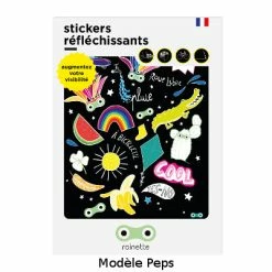 Planche De Stickers Réfléchissants Grand Format Rainette 12 Planche De Stickers Réfléchissants Grand Format Rainette -Accessoires De Vélo Soldes planche de stickers reflechissants grand format rainette full 3