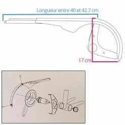 Protection Chaine Vélo Résistant 46 Et 48 Dents SKS -Accessoires De Vélo Soldes protection chaine velo resistant 46 et 48 dents sks full 4