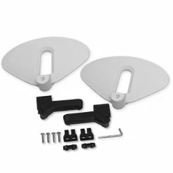 POLISPORT Reposes Pieds Blancs Sur Haubans De Vélo Enfant Guppy Junior -Accessoires De Vélo Soldes reposes pieds blancs sur haubans de velo enfant guppy junior full 3