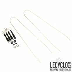 Set Garde-boue Aluminium 28 Pouces R'Light Stronglight - Argent -Accessoires De Vélo Soldes set garde boue aluminium 28 pouces r light stronglight argent full 4