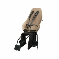 Siège Vélo Enfant Arrière Sur Tube De Selle Urban Iki Bio Momigara -Accessoires De Vélo Soldes siege arriere urban iki bio montage cadre beige