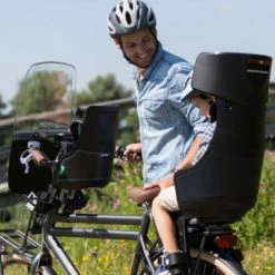 Siège Bébé Vélo 9 Mois à 3 Ans Exclusive Mini Bobike Noir -Accessoires De Vélo Soldes siege bebe velo 9 mois a 3 ans exclusive mini bobike noir full 3