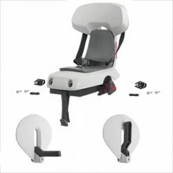 Siège Enfant Pour Vélo Guppy Junior Blanc - Polisport -Accessoires De Vélo Soldes siege enfant pour velo guppy junior blanc polisport full 3