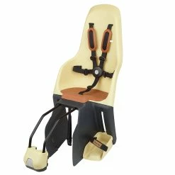 Siège Vélo Junior Cadre Pliant Minia -Accessoires De Vélo Soldes siege velo arriere cadre minia jaune
