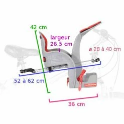 WeeRide DeLuxe Siège Enfant Avant Pour Vélo 14 WeeRide DeLuxe Siège Enfant Avant Pour Vélo -Accessoires De Vélo Soldes weeride deluxe siege enfant avant marron pour velo full 6