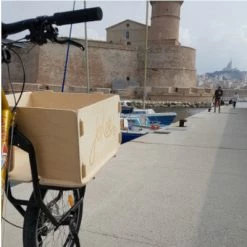 JOKER BIKE Wood Box Pour Fourche Cargo Joker Mini -Accessoires De Vélo Soldes wood box pour fourche cargo joker mini full 5